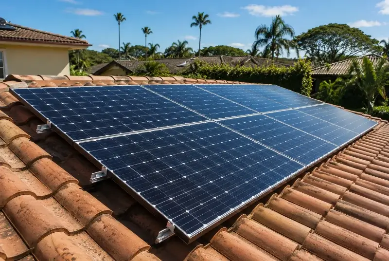 Installation de panneaux solaires à Lauterbourg